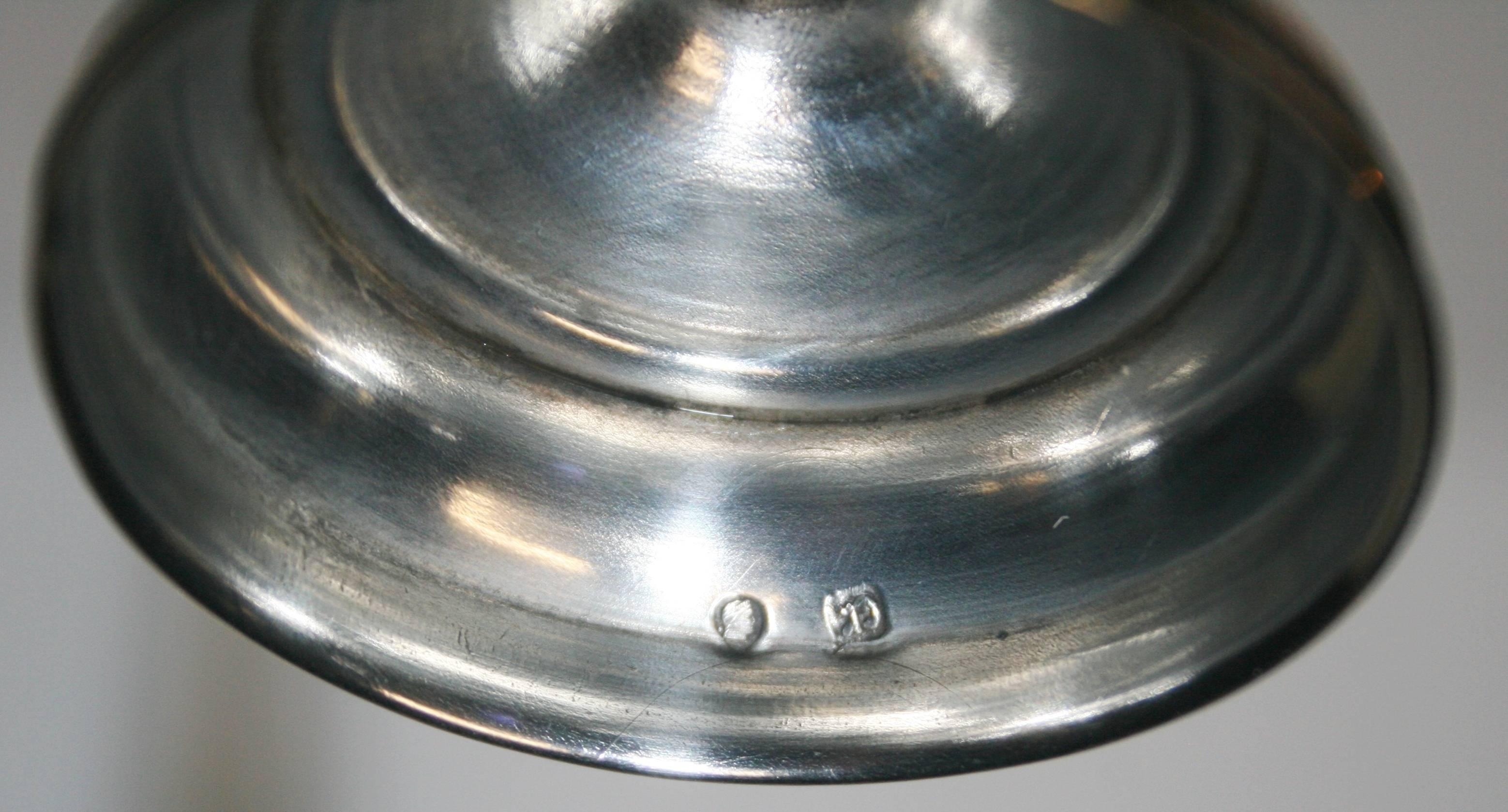Pair of Russian Silver Kiddush Cups, circa 1910 2