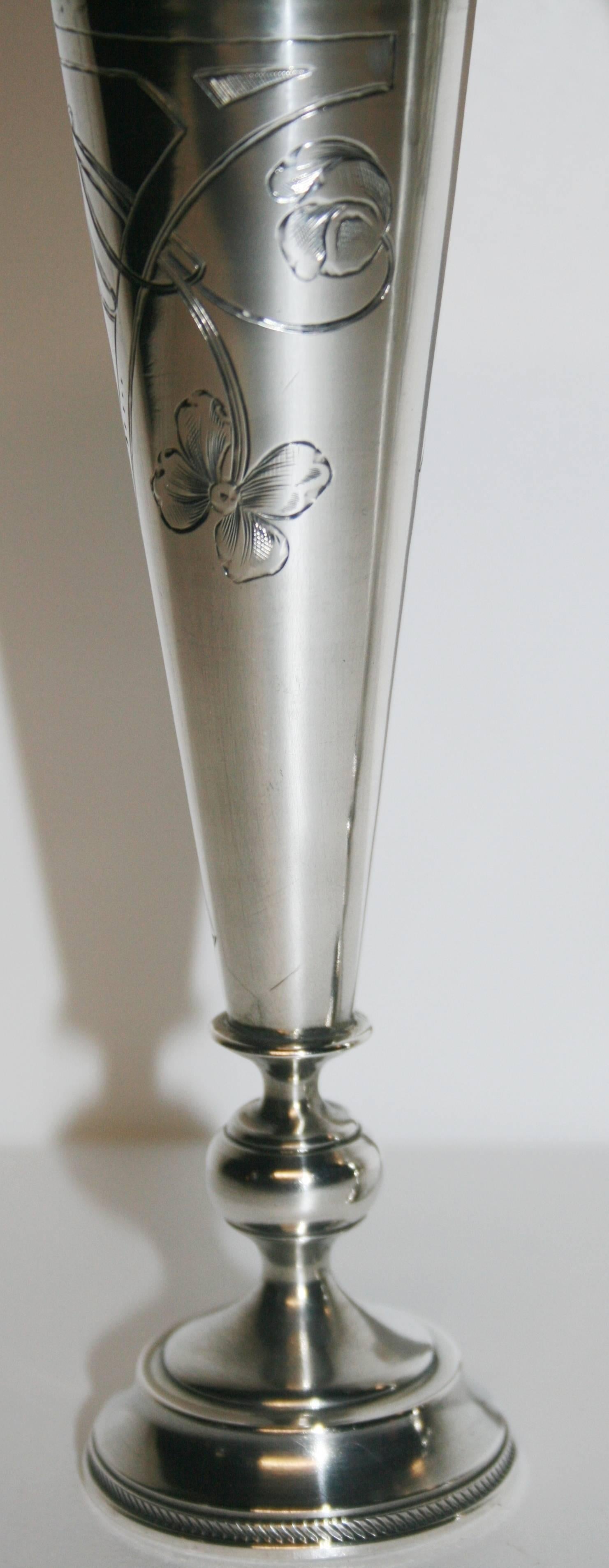 20th Century Pair of Russian Silver Kiddush Cups, circa 1910