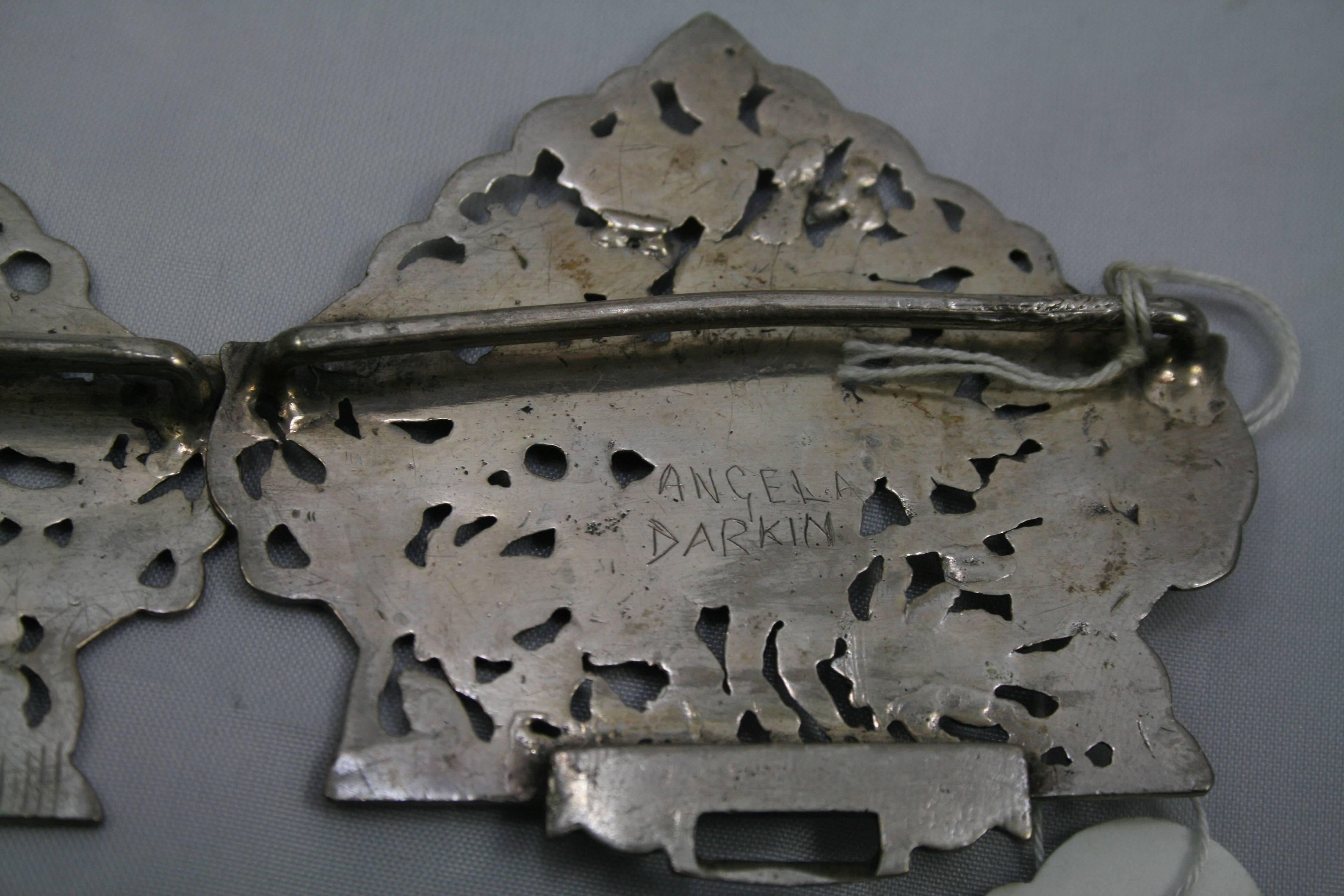 Fine Indian Silver Nurses Buckle In Excellent Condition For Sale In Worcester, Worcestershire