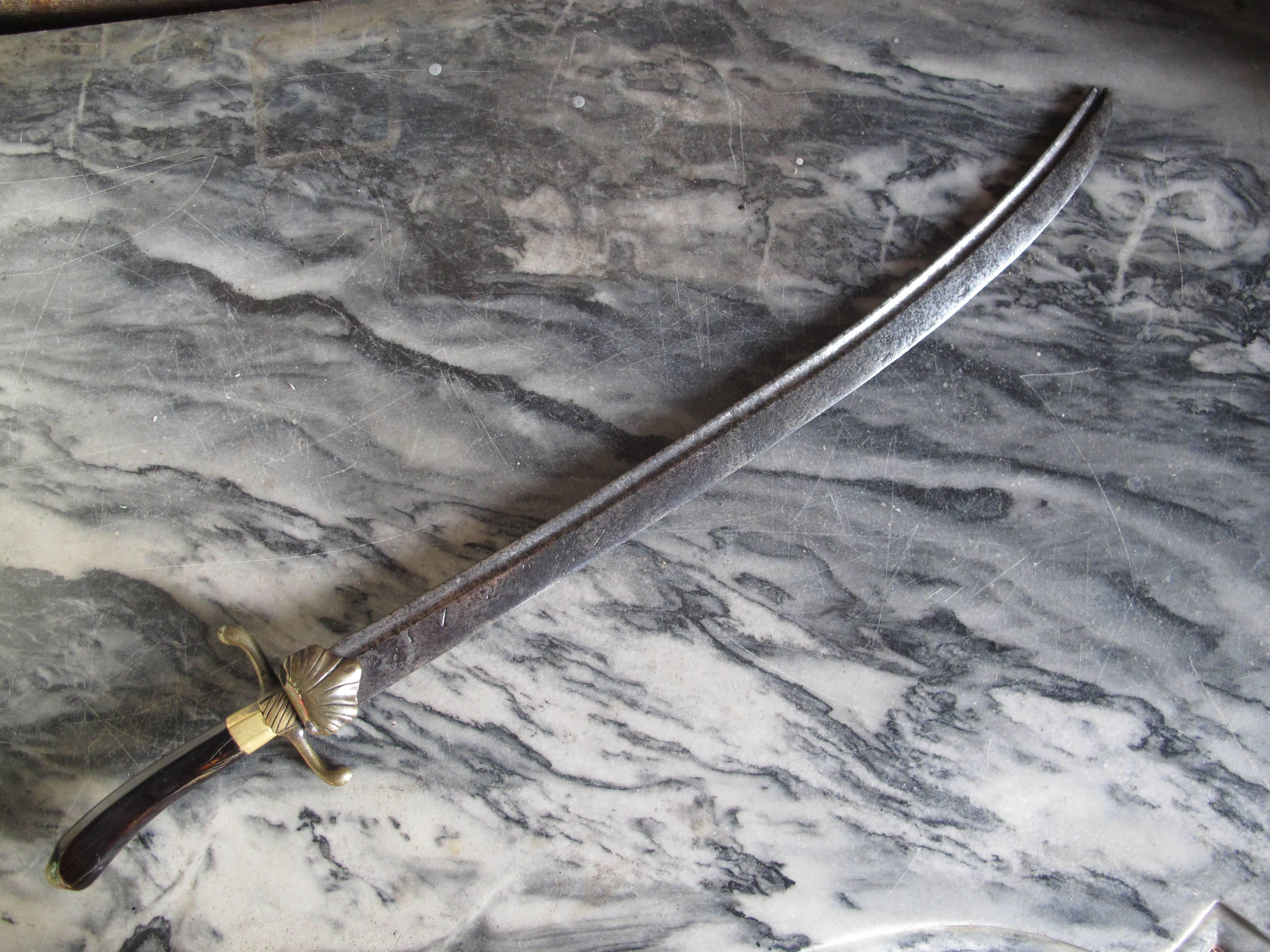 Dutch VOC Sword or Saber, Dated 1728 2