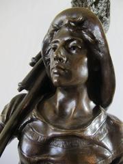 Bronze Statue of a Handsome Fisherman by A. Bofill