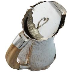 Impressive Hammered Silver Pitcher