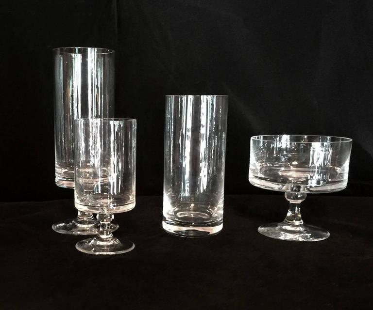 100 Piece Signed Rosenthal Crystal Stemware For Sale at 1stDibs