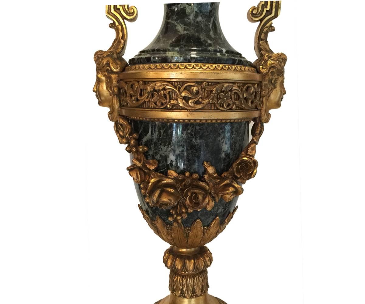 antique urn lamp