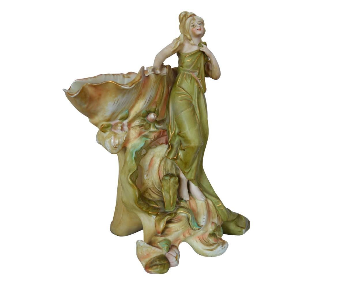 Art Nouveau Royal Dux Porcelain Figurine