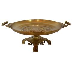 Large Bronze Tazza or Centerpiece