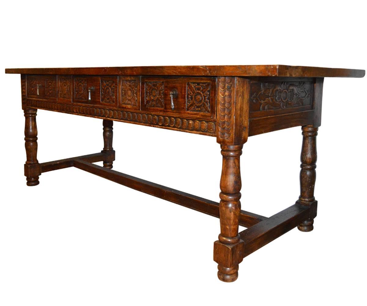 Jacobean 18th Century Oak Refectory Table