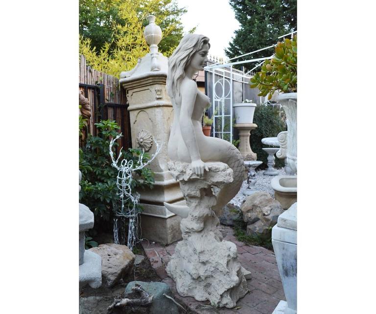 Life Size Mermaid Statue at 1stDibs