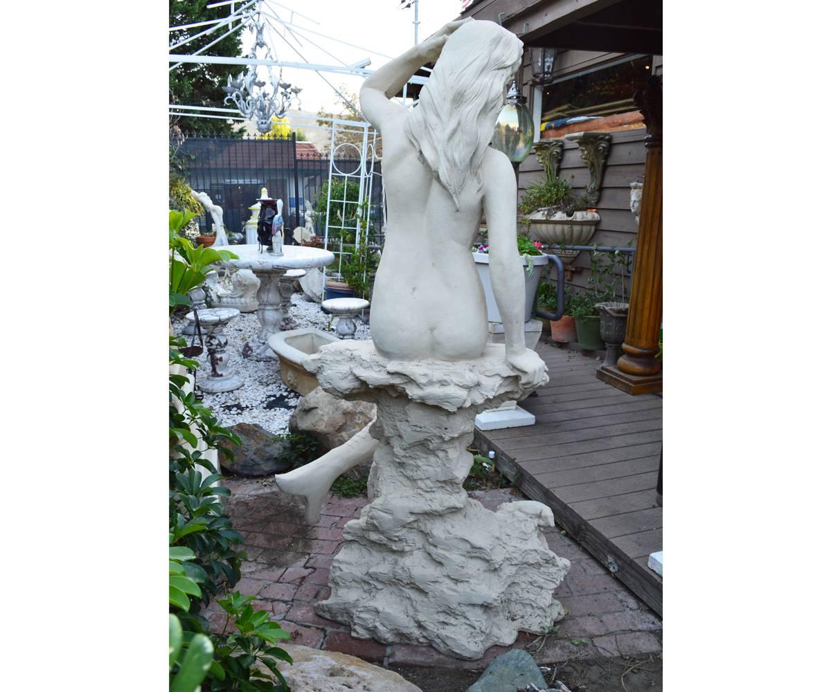 life-size mermaid statue