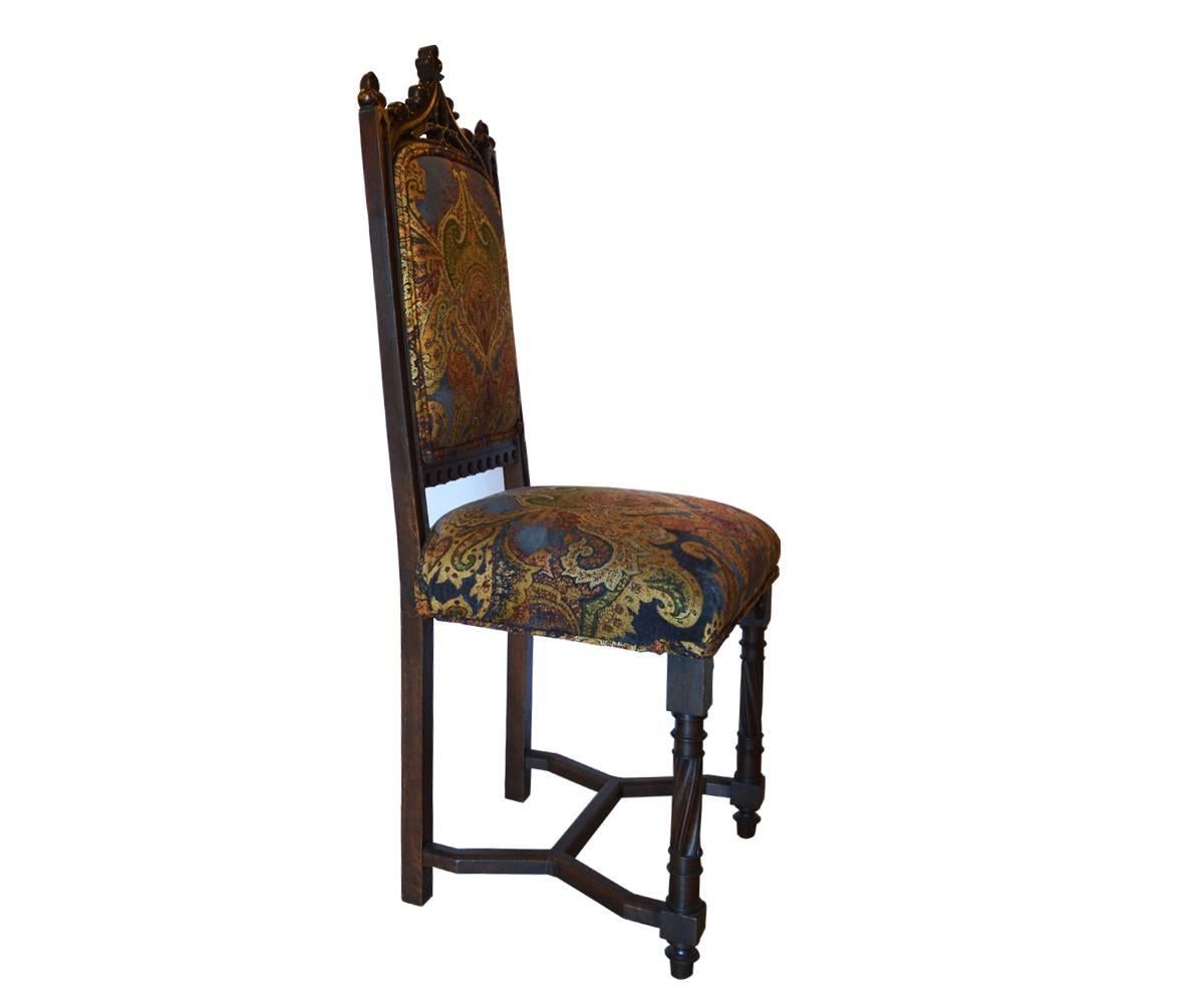 gothic style dining table and chairs