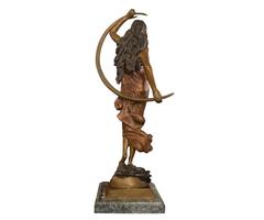 Signed Bronze of Graceful Woman Fifure