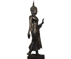 Large Thai Bronze Buddhist Figure