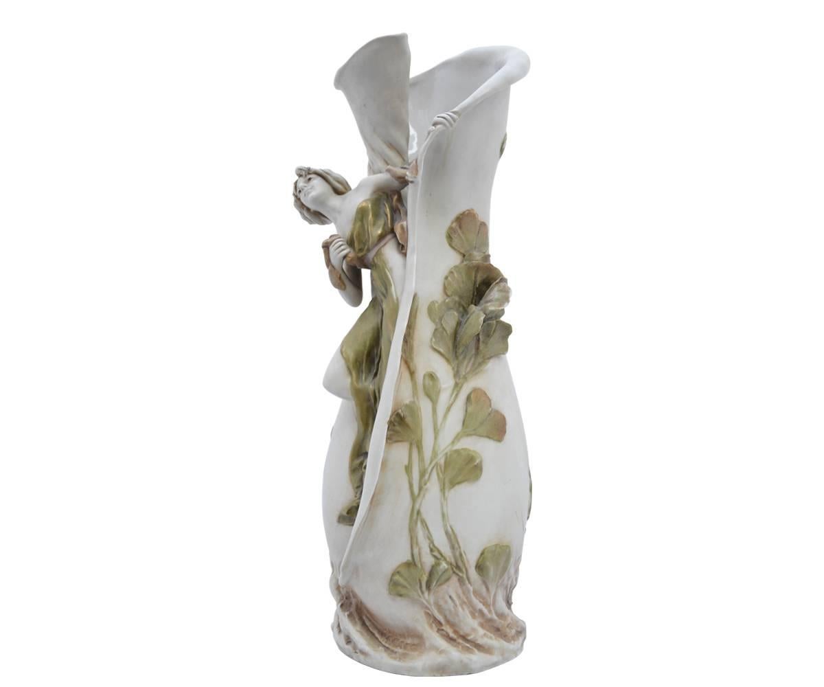 royal dux art nouveau vase