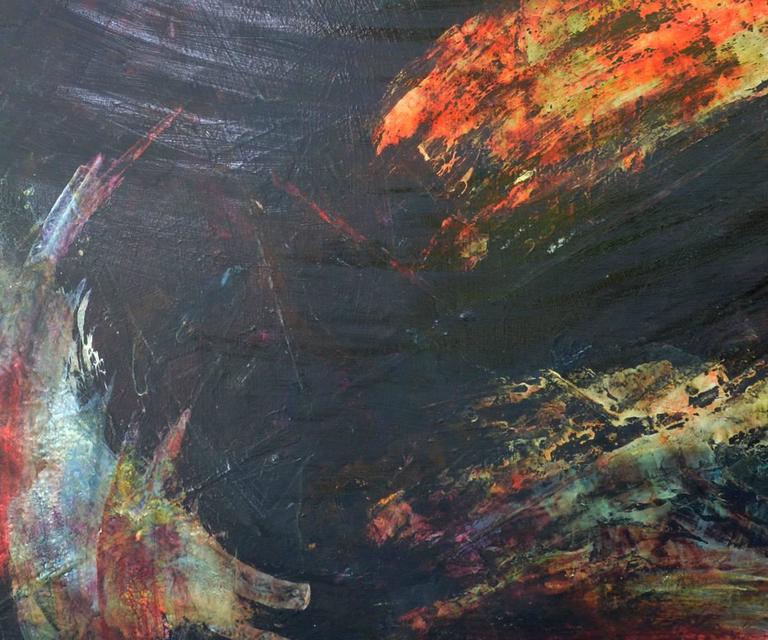 Massive Chinese Acrylic Painting by Hoppy Chang For Sale at 1stDibs