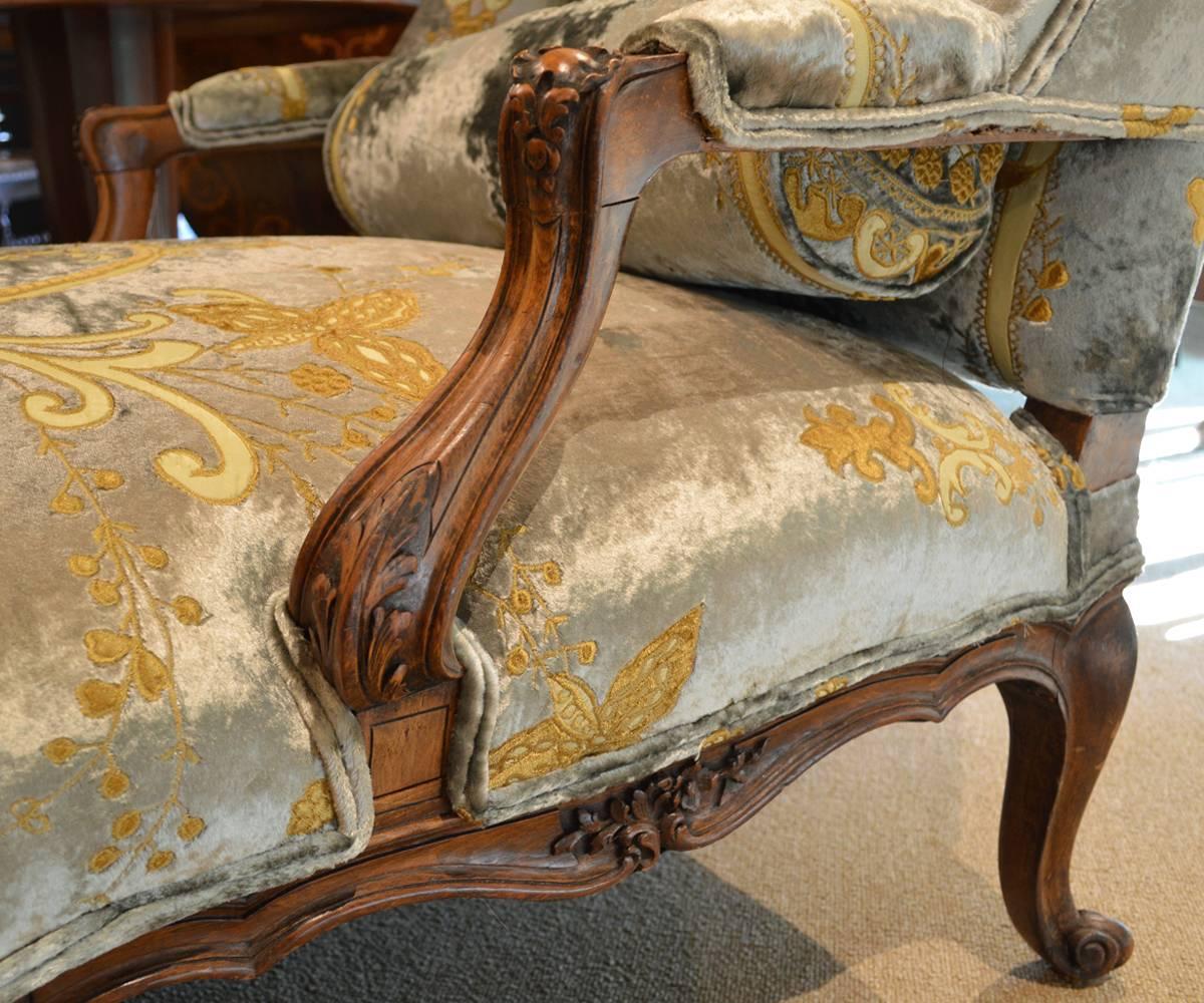 antique french chaise lounge