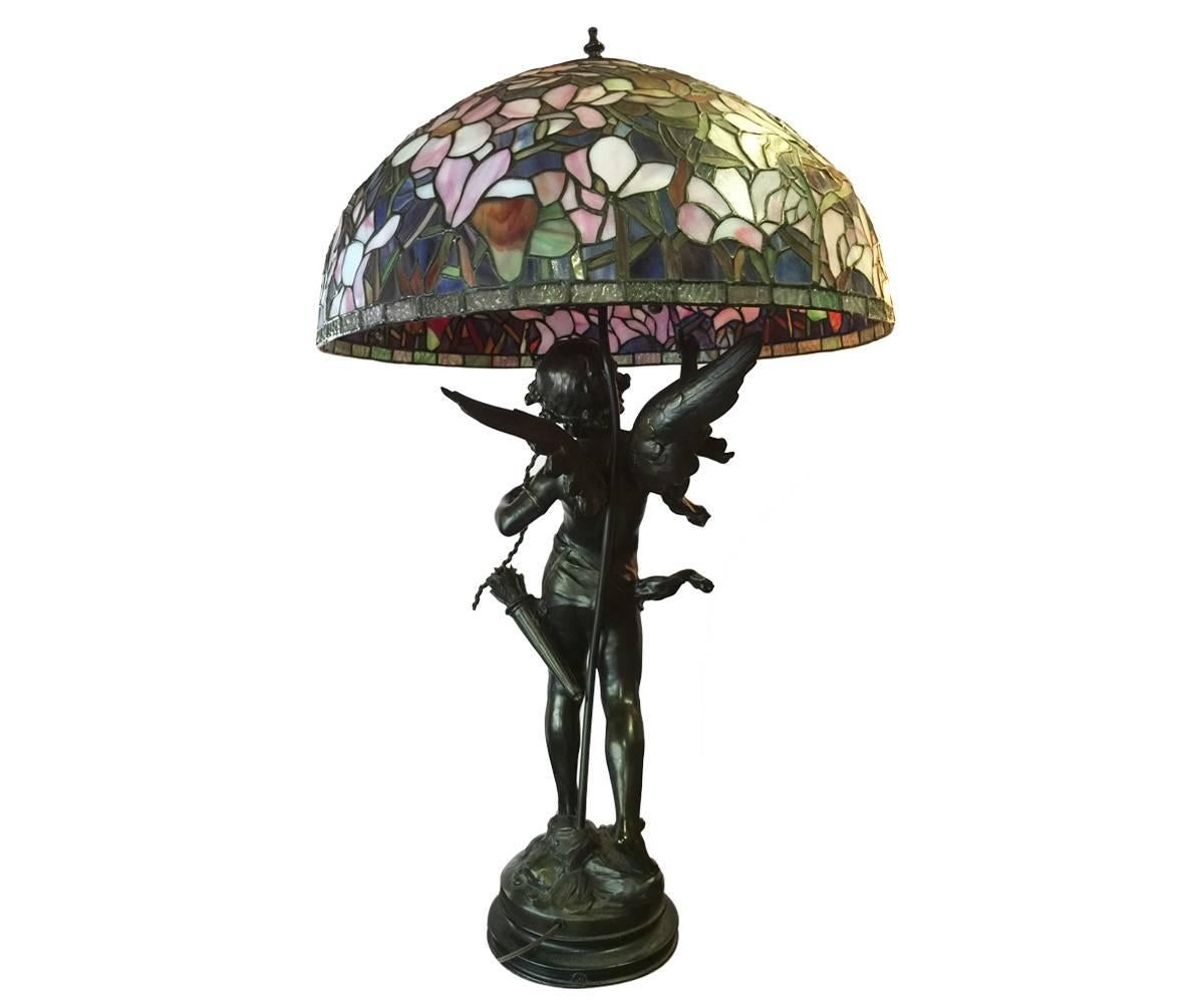 antique bronze lamps for sale
