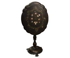 19th Century Papier Mâché Tilt Top Table
