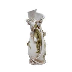 Antique Royal Dux Art Nouveau Hand-Painted Vase 8
