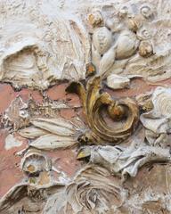 18th Century Italian Fragments Decorated with Canvas Art or Sculpture Accessory