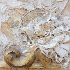 18th Century Italian Fragments Decorated with Canvas Art, Sculpture Accessory