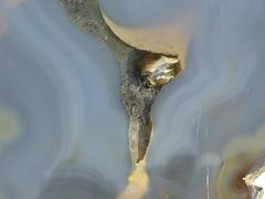 Agate Slab with Baroque Pearls, Decorative Art Accessory