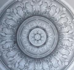 19th Century Irish Grey Ceiling Piece / Decorative Art Accessory