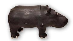 Shagreen Stingray Hippo Statue, Art Accessory, Objets d' Art