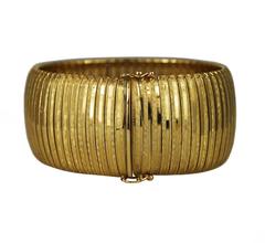 Italian 14K gold bracelet large