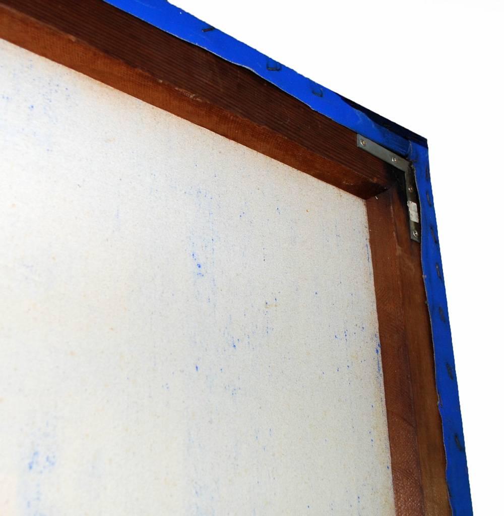 Dipinto Quadro astratto moderno modernista di grandi dimensioni, Vera Simons, circa 1973 in vendita