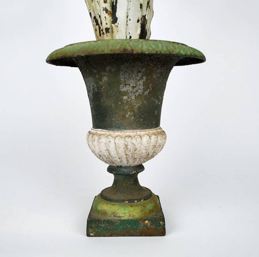Planta de hierro Antique French  Centro de mesa escultórico, hacia 1880 en venta 1