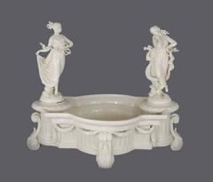 Antique Capodimonte Porcelain Surtout-de-Table Centerpiece Figurines, circa 1890