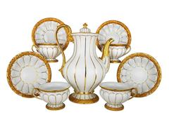 Meissen „Golden Baroque“ GIlt X-Form-Kaffeeservice für 6 Personen, Teeservice