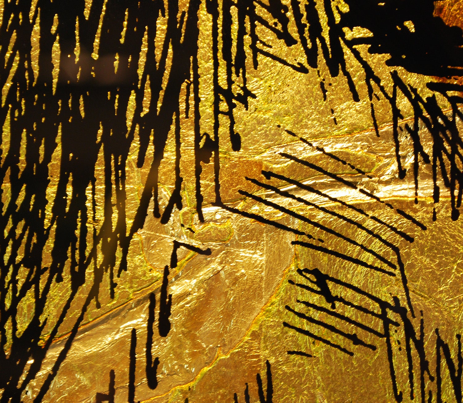 Horse Painting On Glass Gold Silver Leaf Jack White Circa 1970