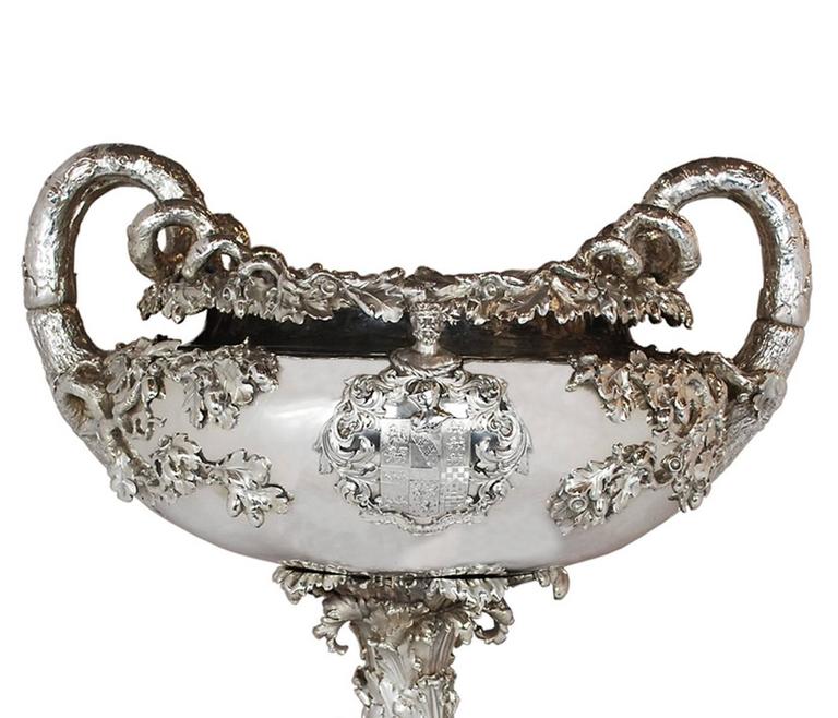 Paul Storr Silver Centerpiece Vase Urn Antique Large For Sale
