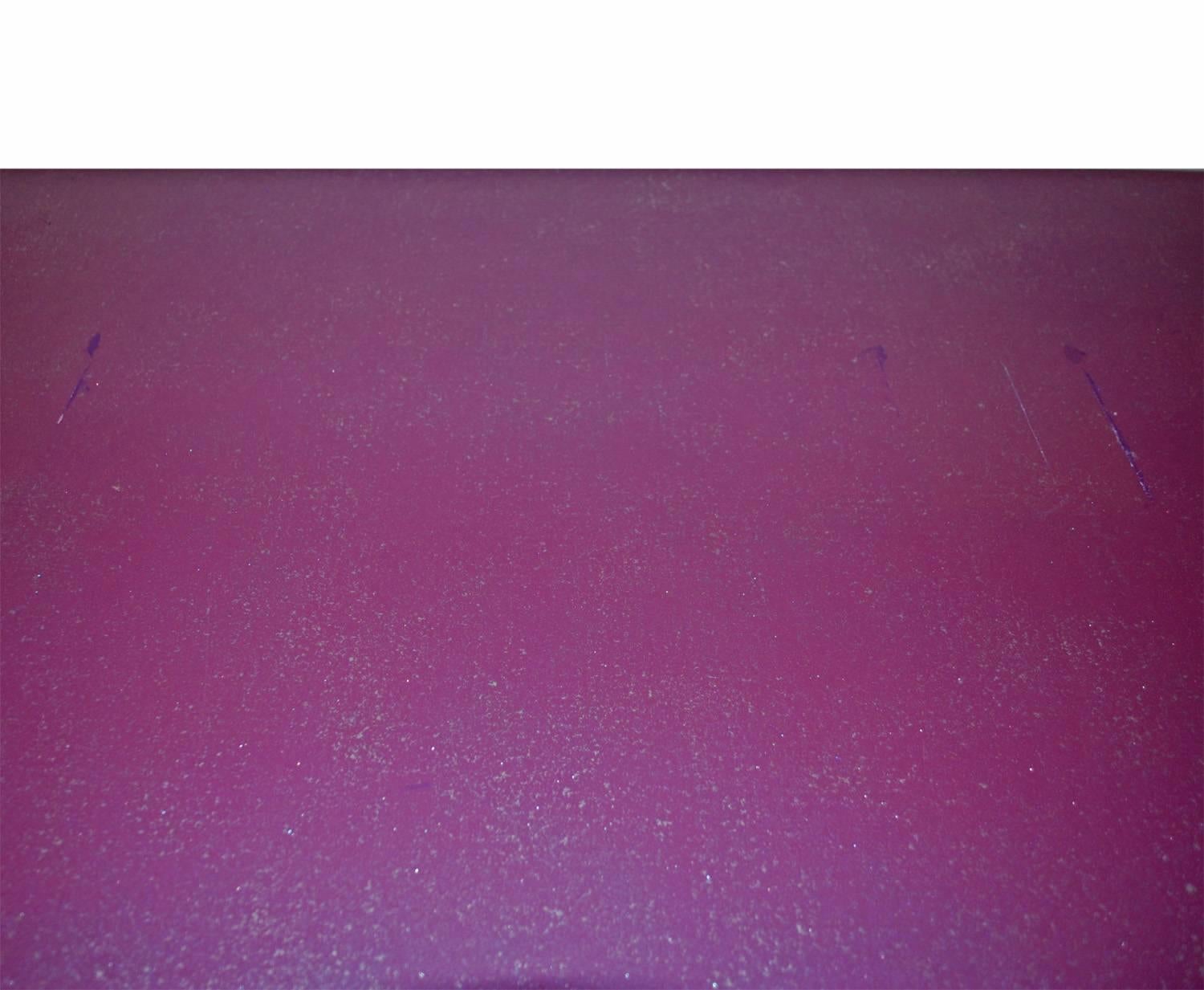 Carlo Rampazzi Italian Large Cabinet Purple Silver Modern en venta 2