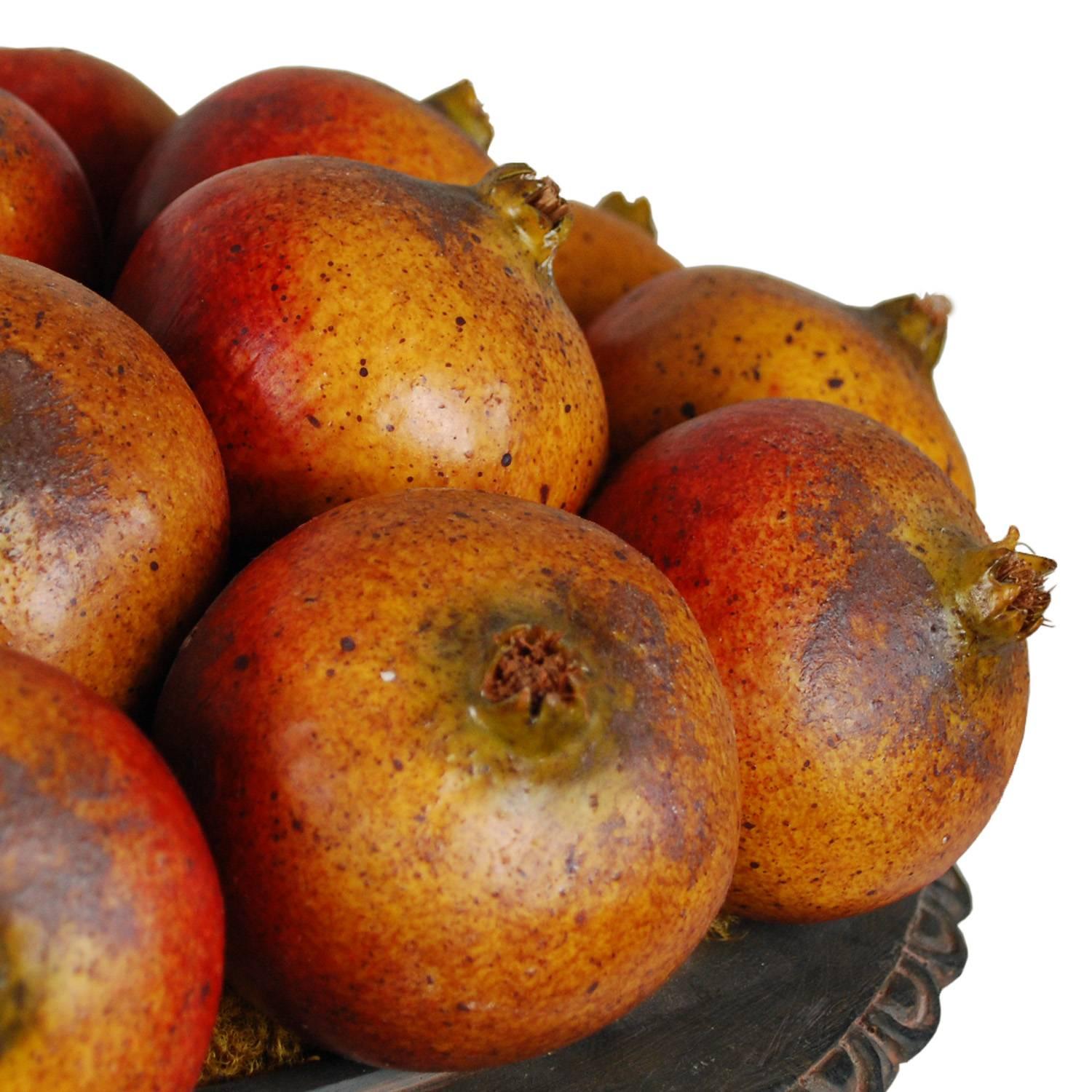 Resina Composizione di frutta Centrotavola Vaso Ciotola Melograni in vendita