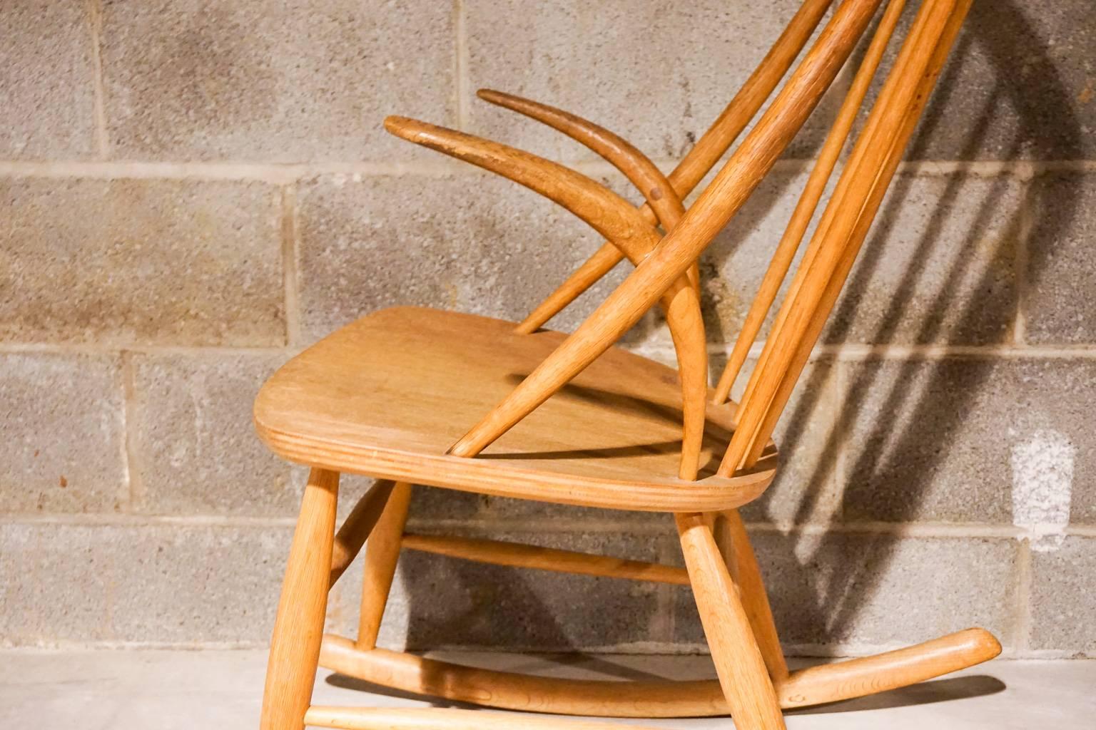 Illum Wikkelso Rocking Chair In Good Condition In Nashville, TN