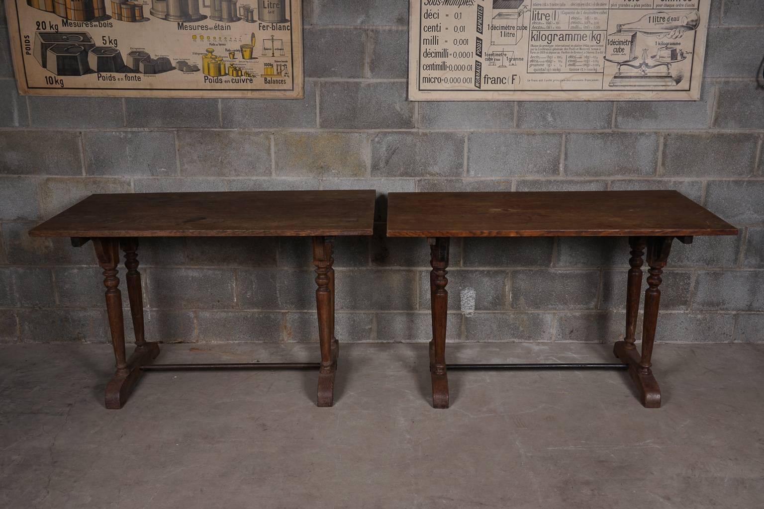 Pair of French Bistro Tables 1