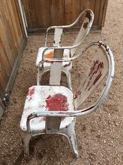 Pair of Vintage Tolix Armchairs