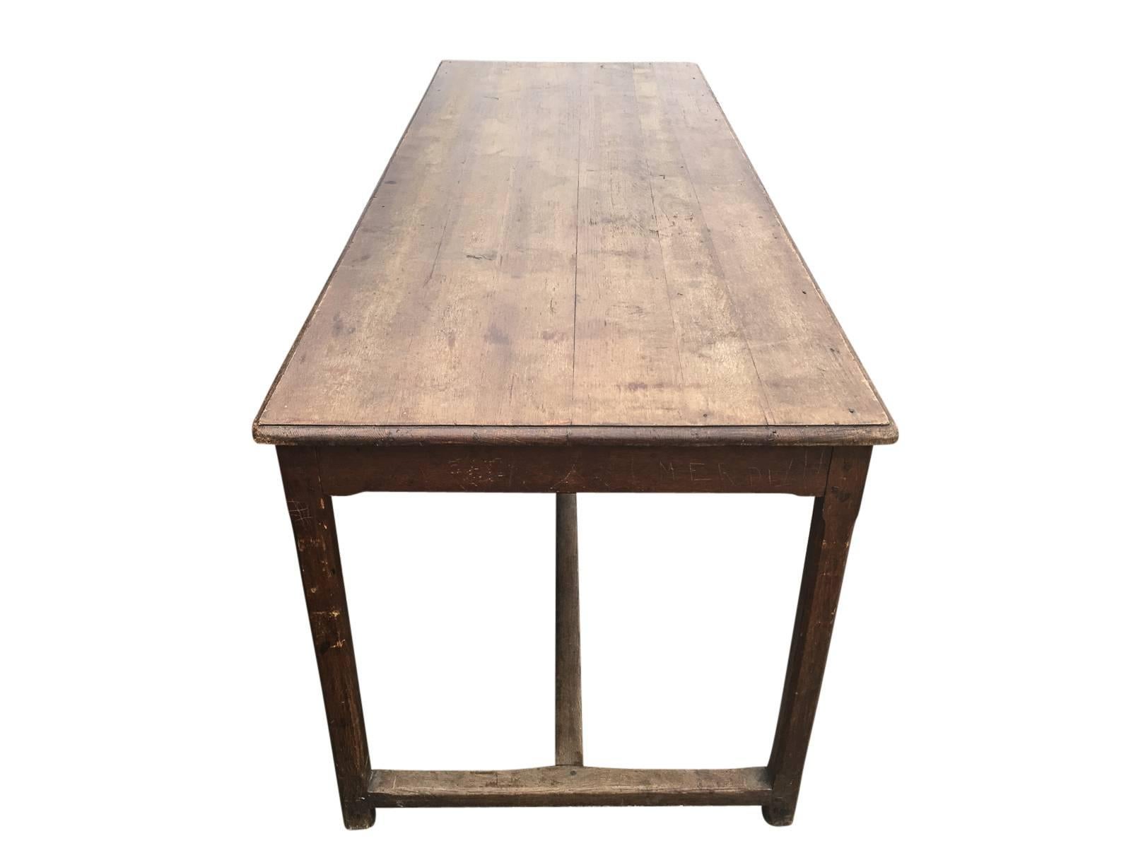 French Dining Table in Oak 1