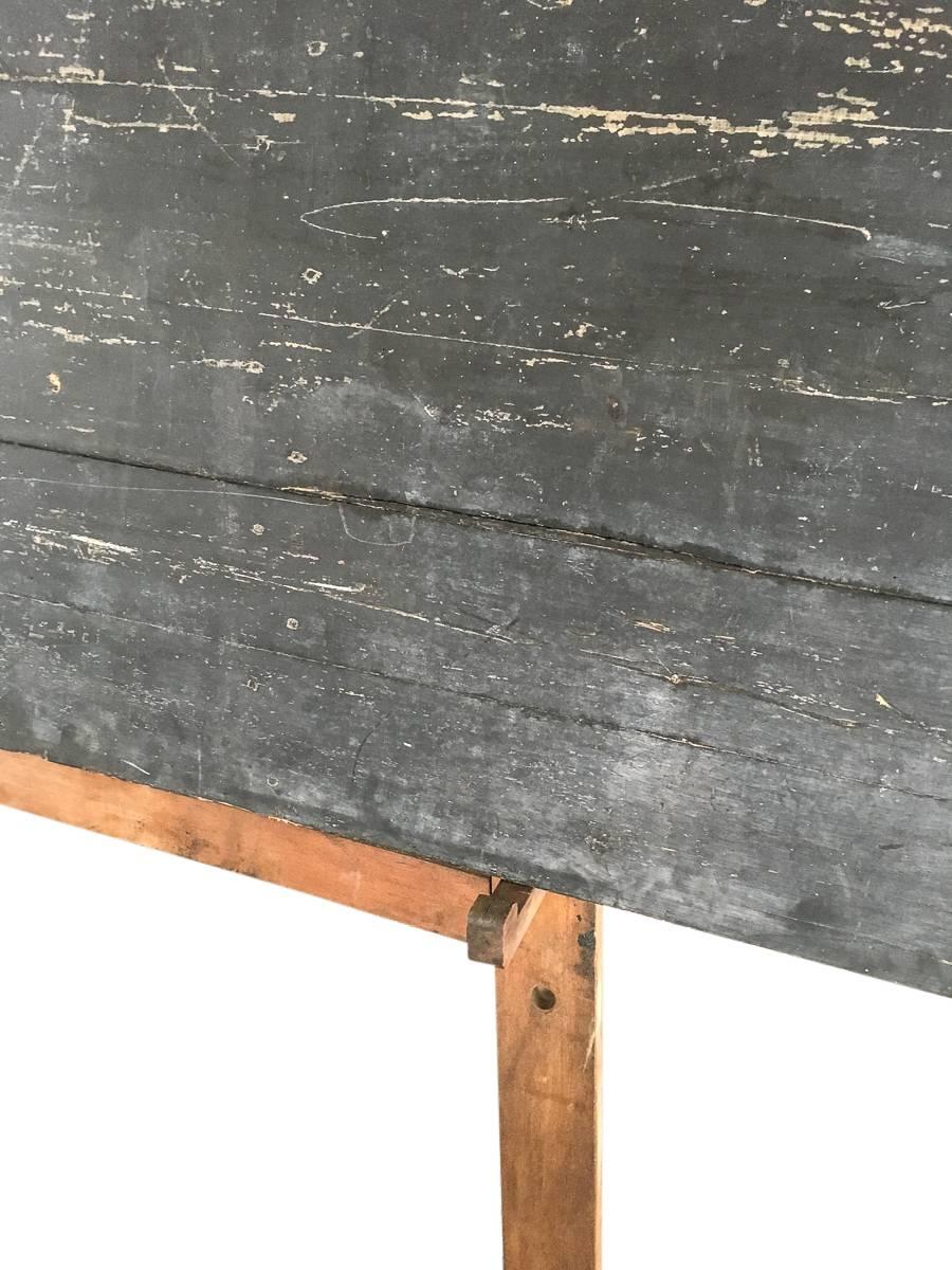 Large Primitive French Chalkboard on Stand 4