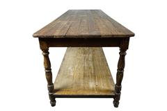 French Draper Table with Nice Original Surface, circa 1900