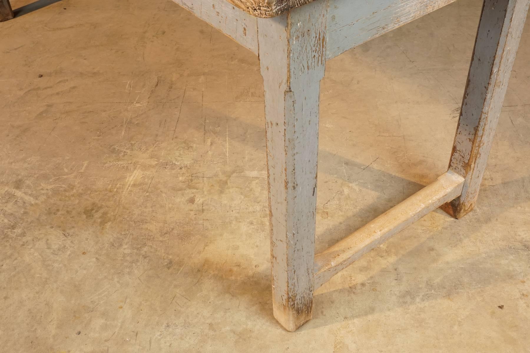 Early 20th Century Early French School Table in Original Paint, circa 1900