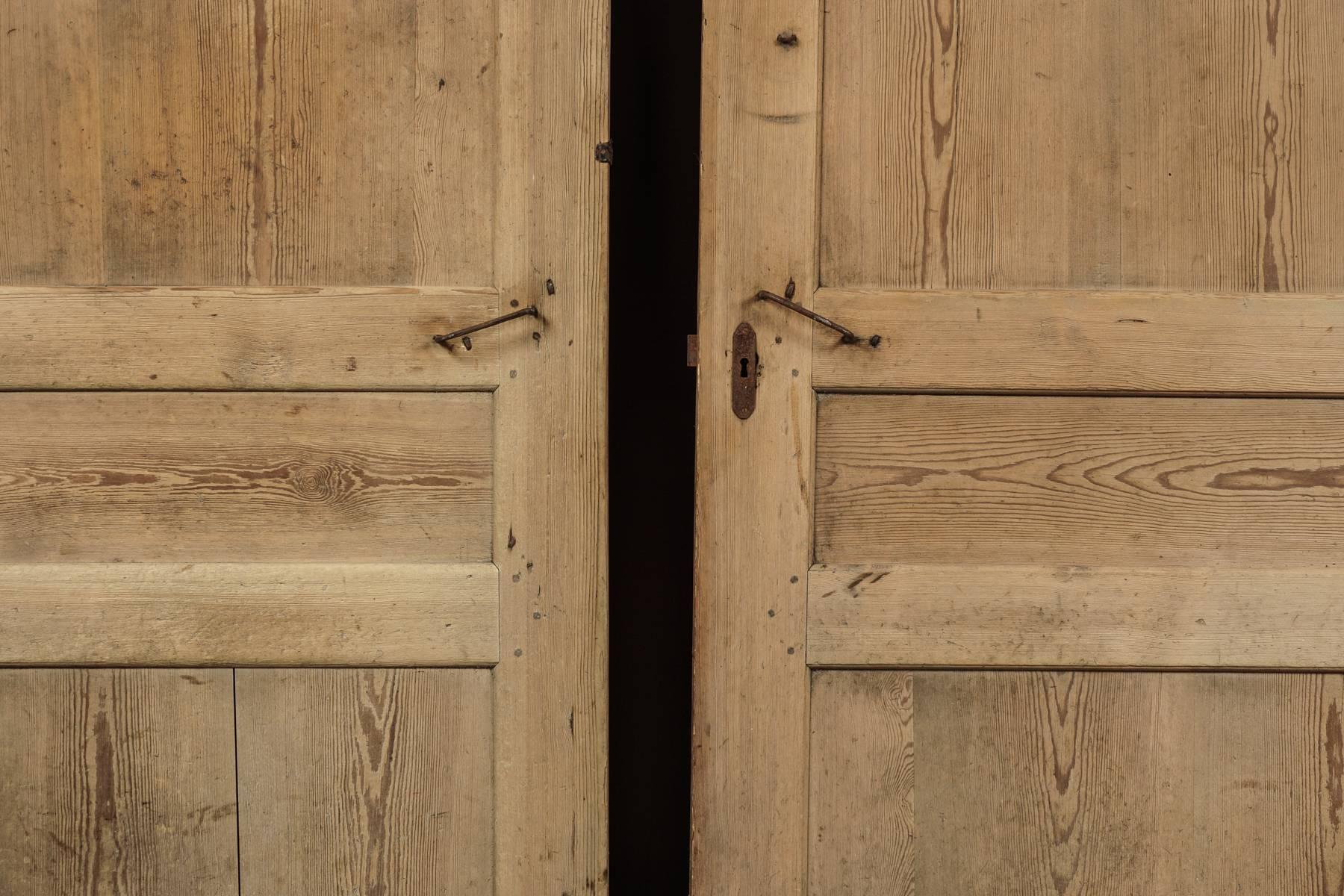 Pair of Primitive Doors from Sweden, circa 1820 In Good Condition In Nashville, TN