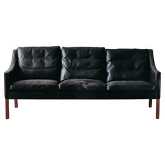 Sofa Vintage Borge Mogensen, Modèle 2209, Du Danemark, vers 1980