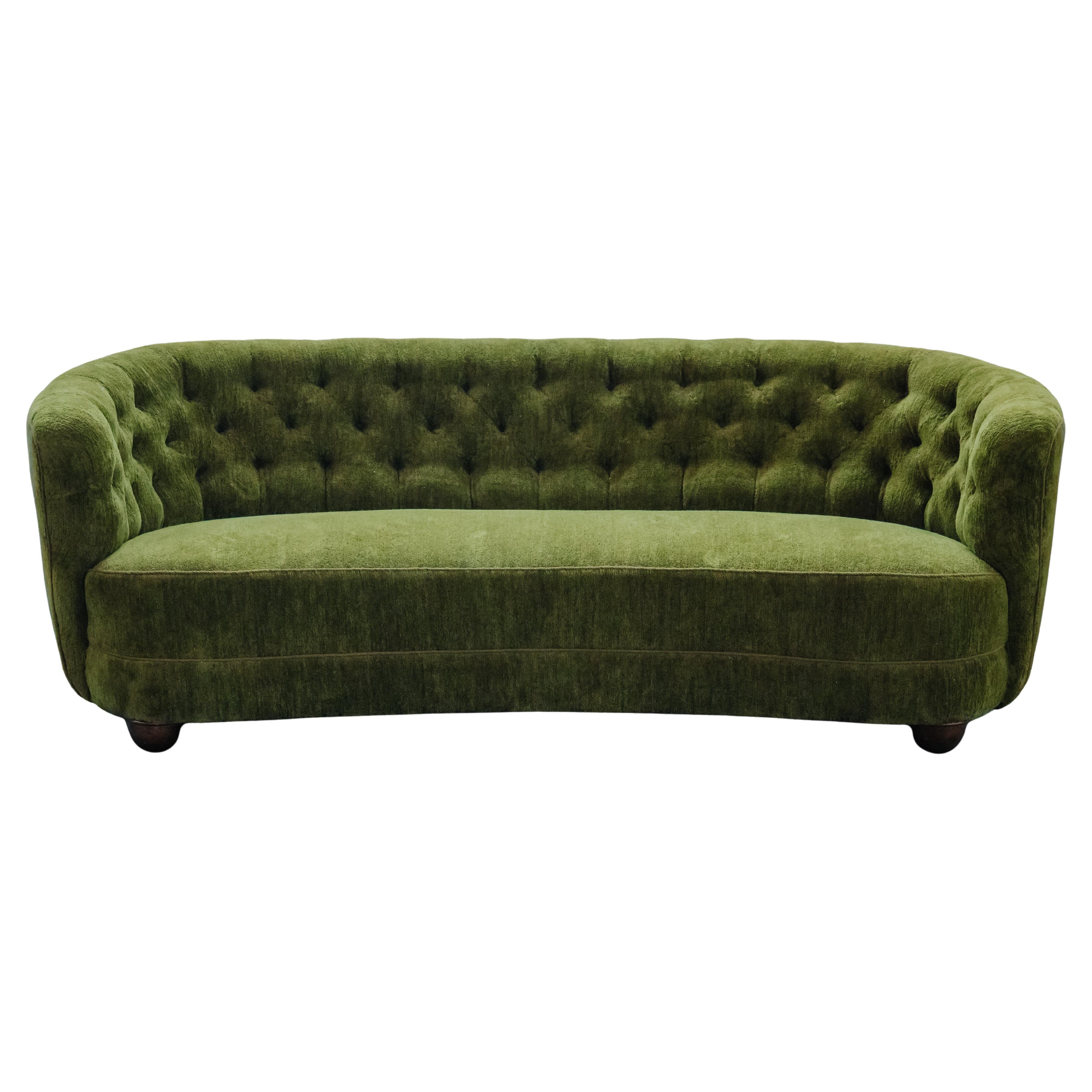Vintage Cabinetmaker Sofa From Denmark, Circa 1950