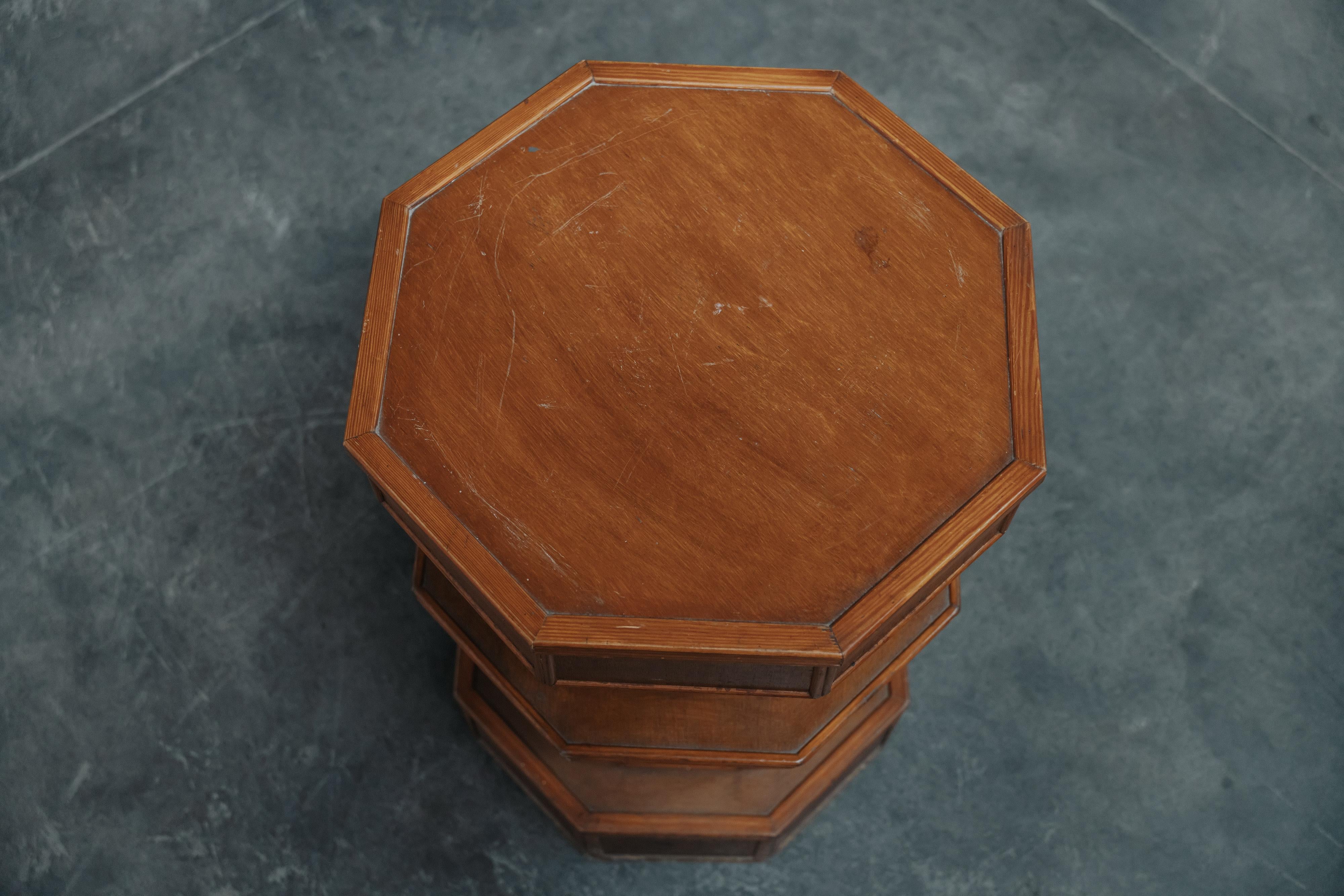 Modernist Oak Stand From France, Circa 1960 For Sale 1