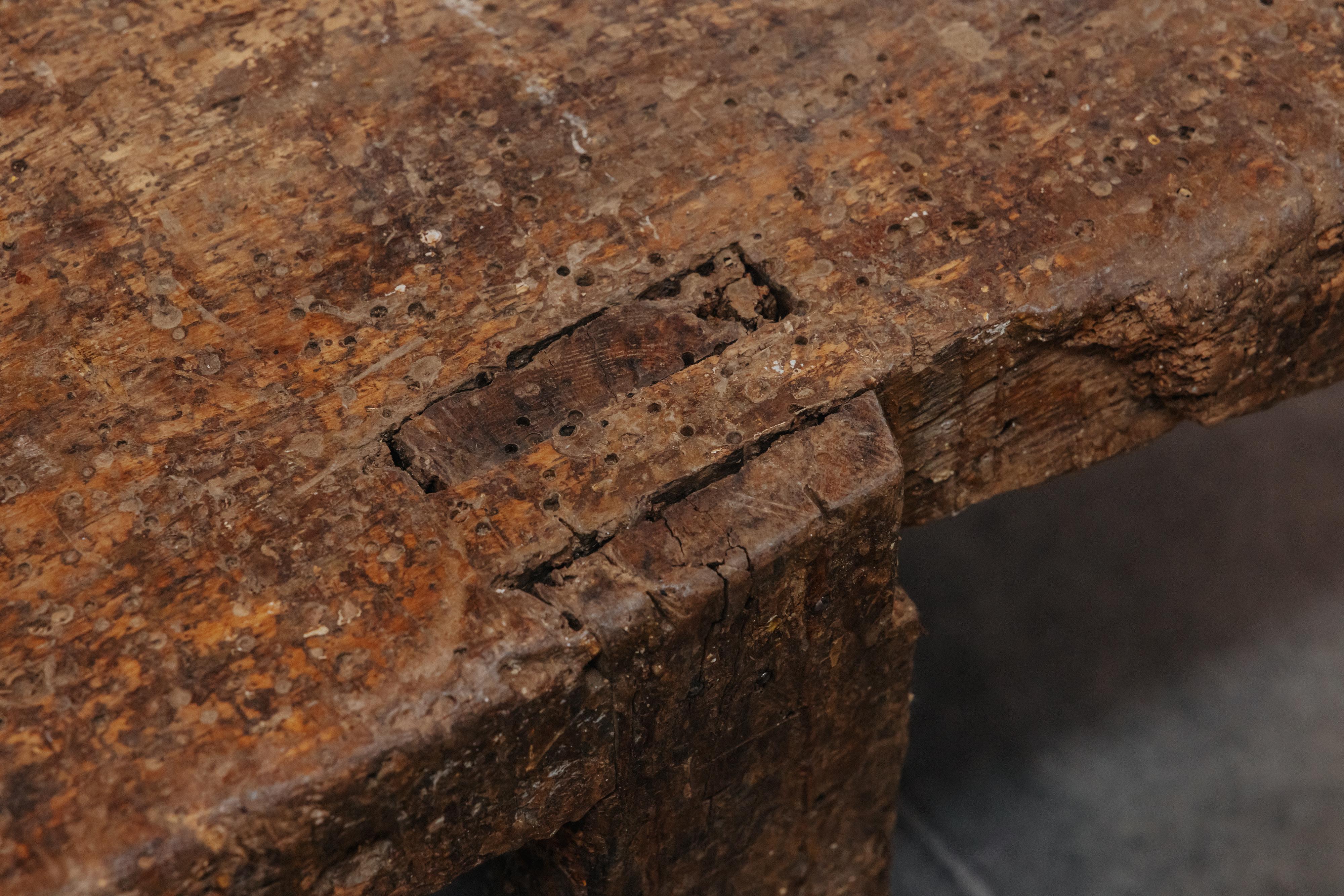 Mesa de centro primitiva de Francia, circa 1900 en venta 4