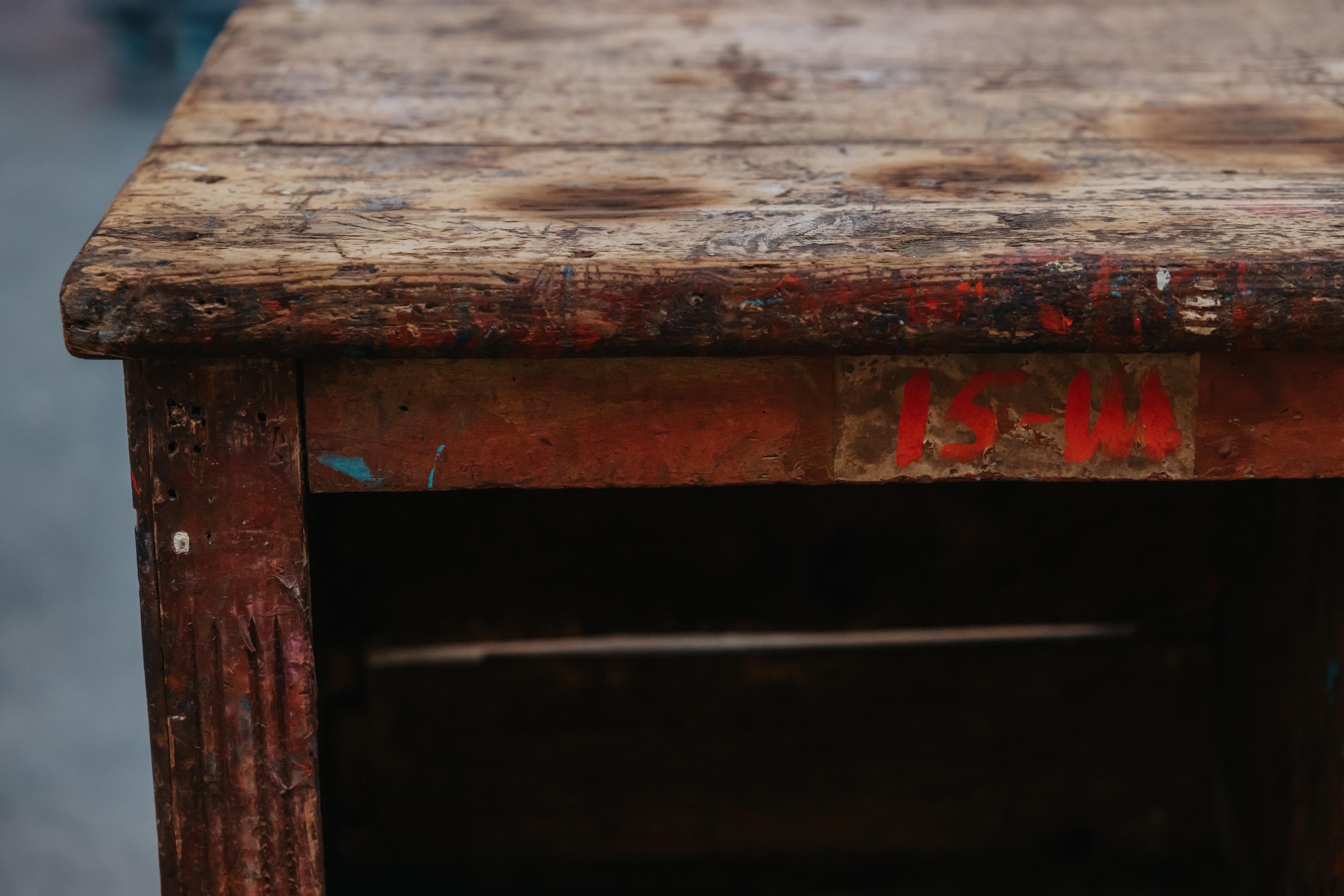 Antique Shop Display Table From Italy, Circa 1920 For Sale 7