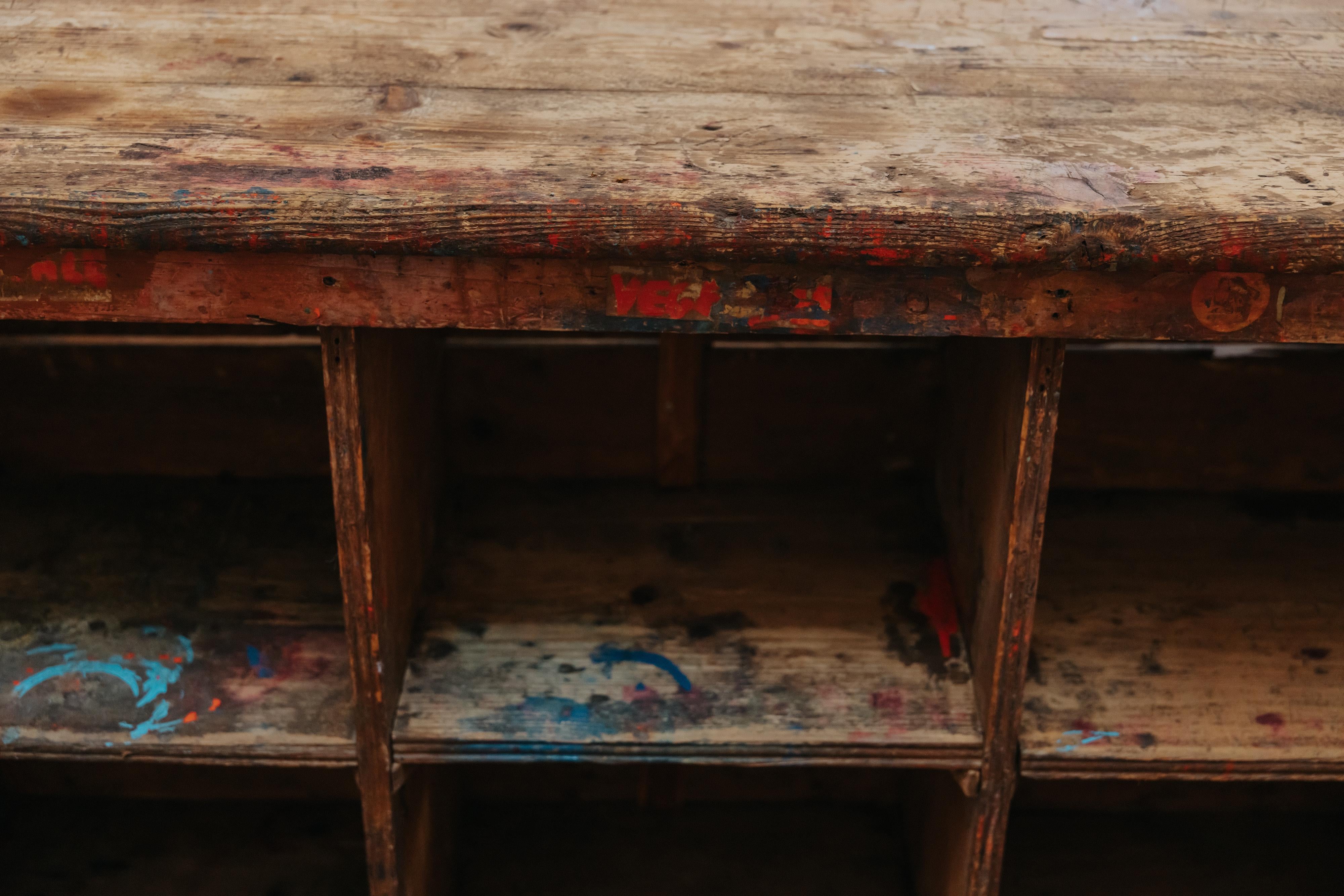 Antique Shop Display Table From Italy, Circa 1920 For Sale 4